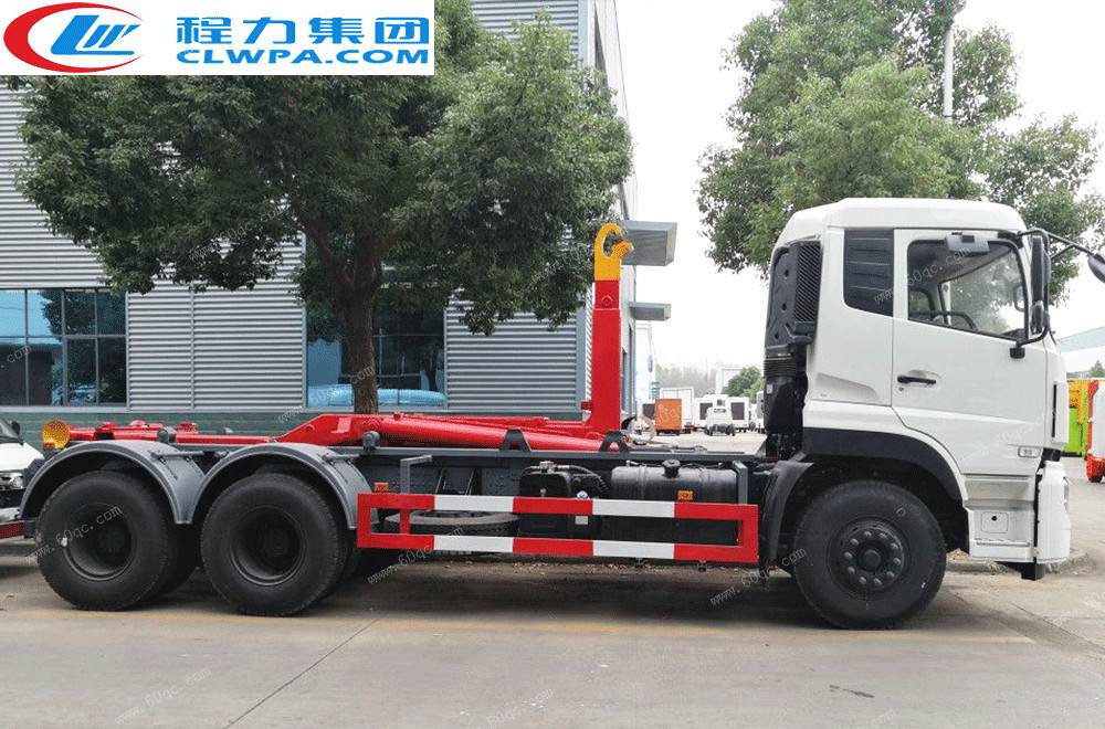 國五東風天龍后雙橋車廂可卸式垃圾車 國五東風天龍后雙橋車廂可卸式垃圾車