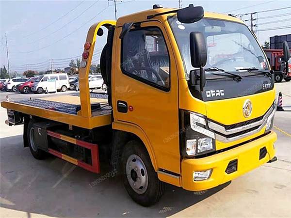 東風多利卡D6一拖二藍牌清障車