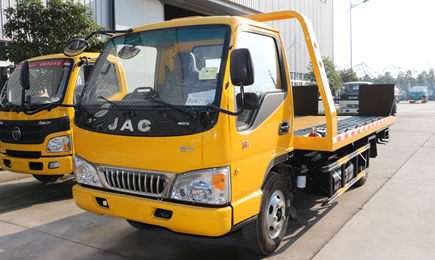江淮康鈴一拖二藍牌清障車